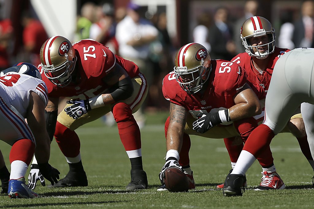 49ers center Goodwin leads by example