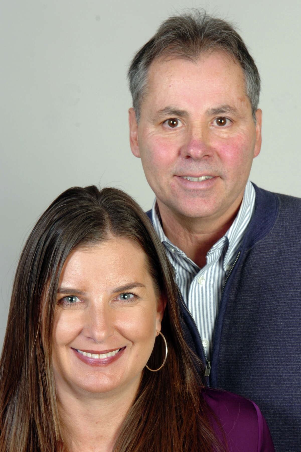 Kelly Cummings and Bill Pelletier, of Bridgeport. Light in the Storm, Nov. 8th, 2012.