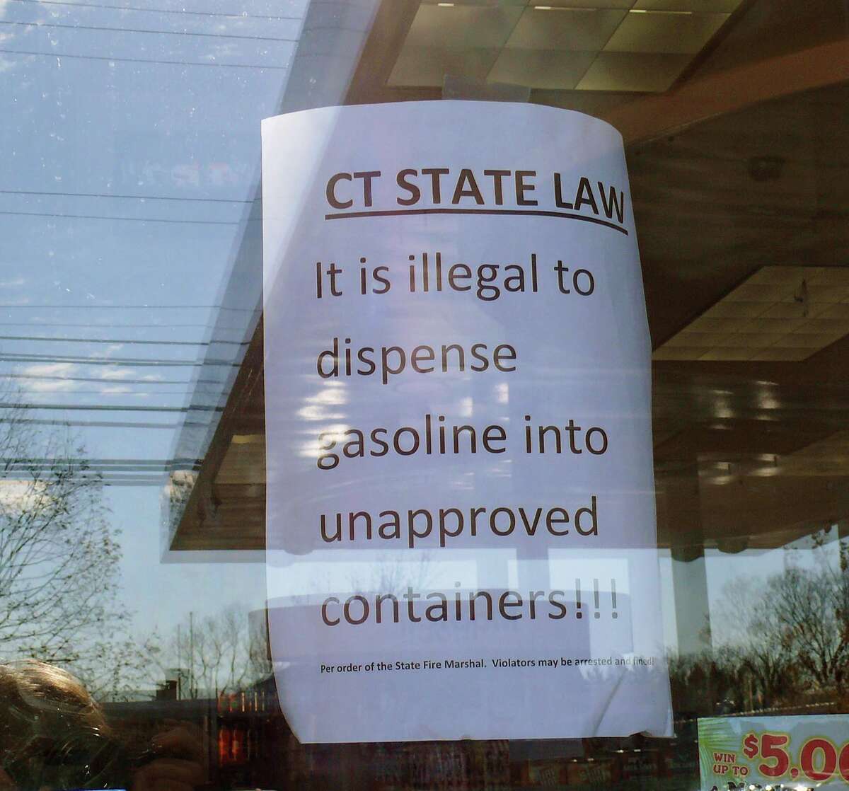 Cops issue tickets for illegal gas containers