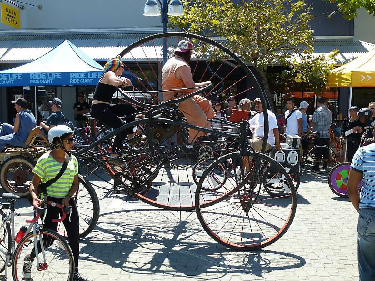 The East Bay Bicycle Coalition co-produced August's Pedalfest in Jack London Square. The EBCC returns to the area for Biketopia on Friday.