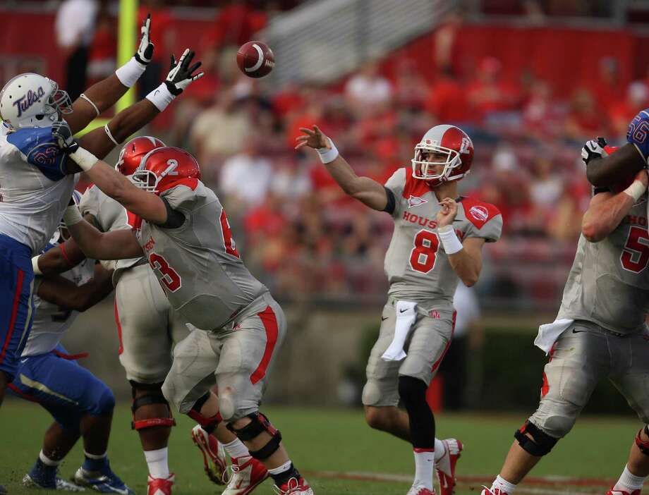 Cougars Avoid Shutout Score Late In Loss To Tulsa Houston Chronicle