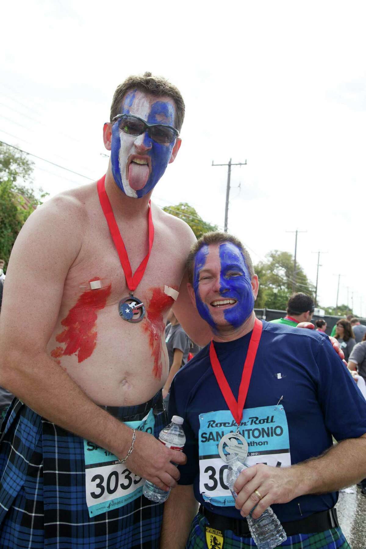 Many enjoyed the Rock 'n' Roll San Antonio Marathon and 1/2 Marathon Sunday morning.