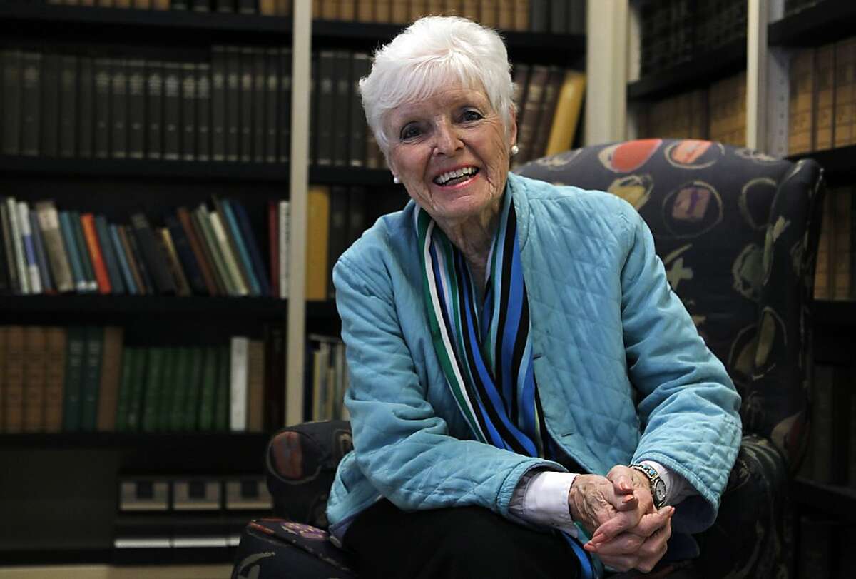 Barbara Brown manages the Christian Science Reading Room at San Francisco International Airport on Saturday, Nov. 10, 2012.