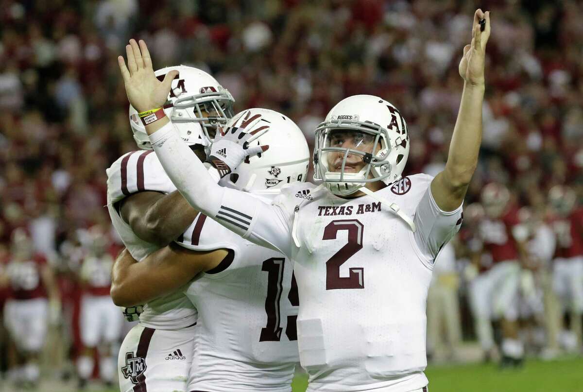 Aggies' legend of the fall enthralls Manziel, family