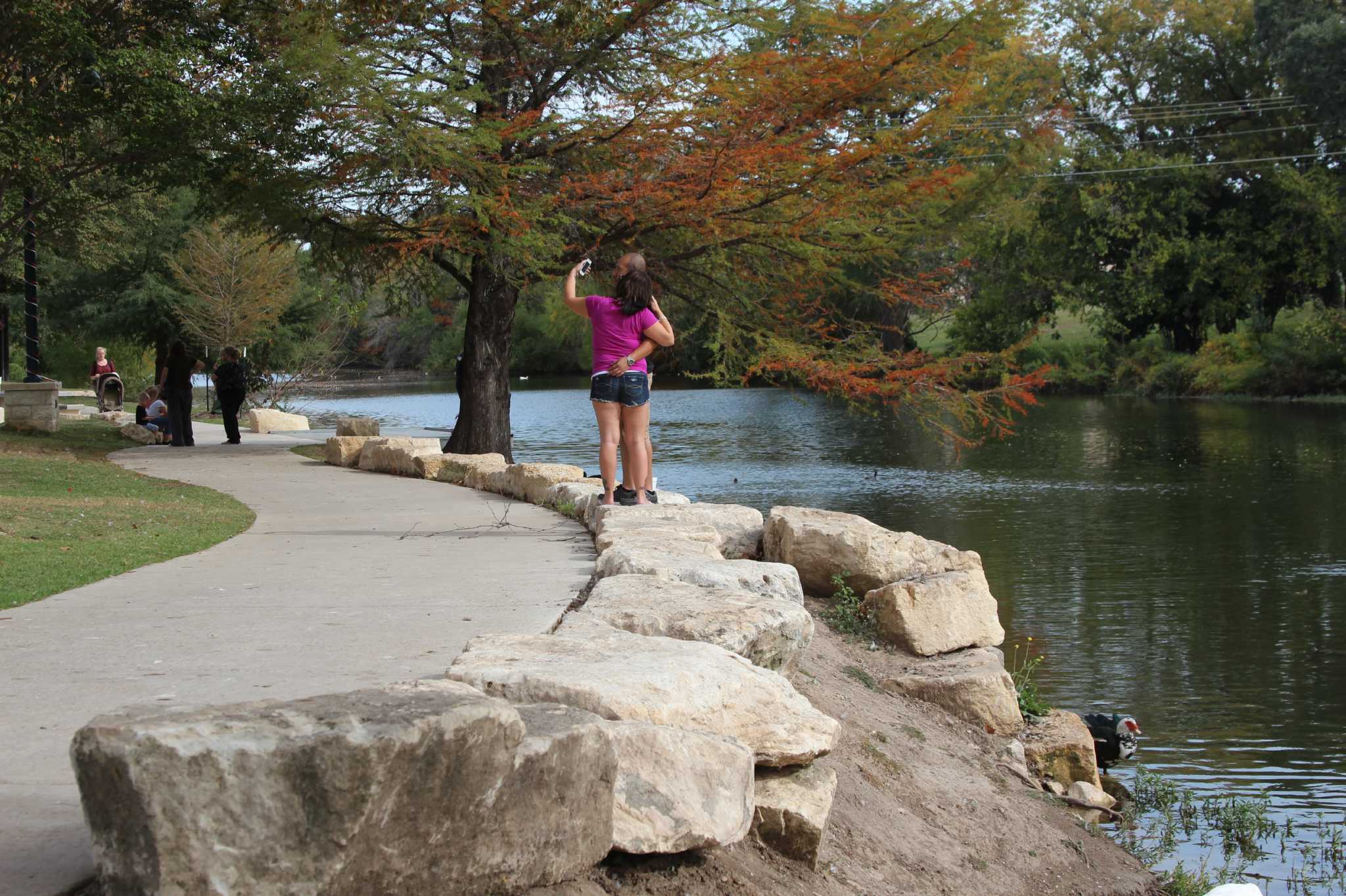 Boerne creek drained for improvements for visitors, wildlife