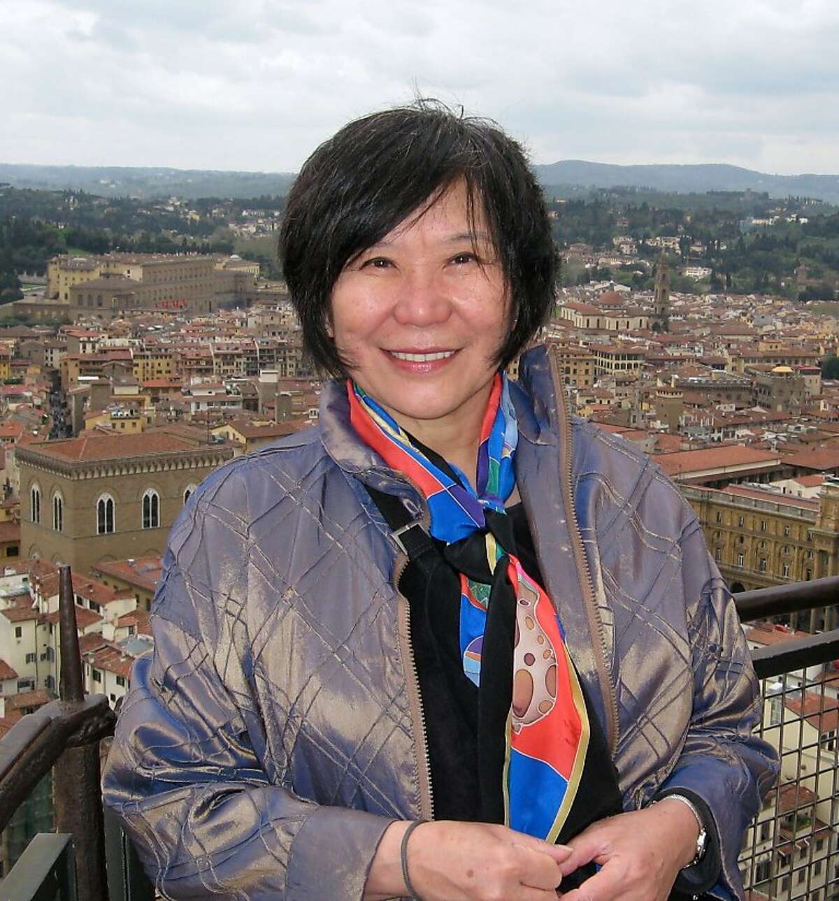 Asian Art Museum director emerita Emily Sano in Florence, Italy, 2012. [Since 2008, Sano has managed Oracle founder Larry Ellison's collection of Japanese art]