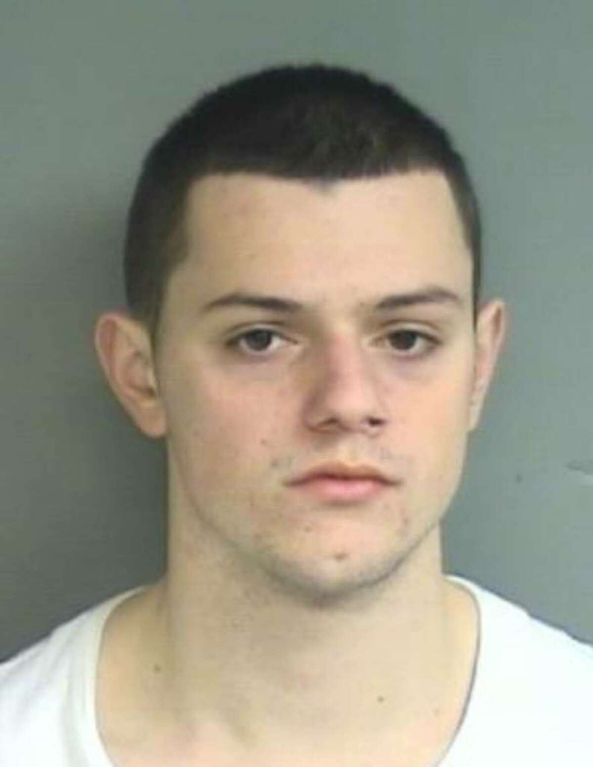 Police photo of Nik Gjuraj. Nik Gjuraj, 19, of High View Ave., and Eric Diaz, 18, of 106 Crystal St., were arrested Sunday and Monday and each face a long list of felony burglary and larceny charges, said Sgt. Peter diSpagna, commander of the property crimes unit at the Stamford Police Department. The arrests were a result of a police investigation based on anonymous tips and accounts from neighborhood residents, diSpagna said. The hunting rifles were reported stolen during the morning of Nov. 18 when the homeowner's son heard noises in his garage and saw a burglar flee from his