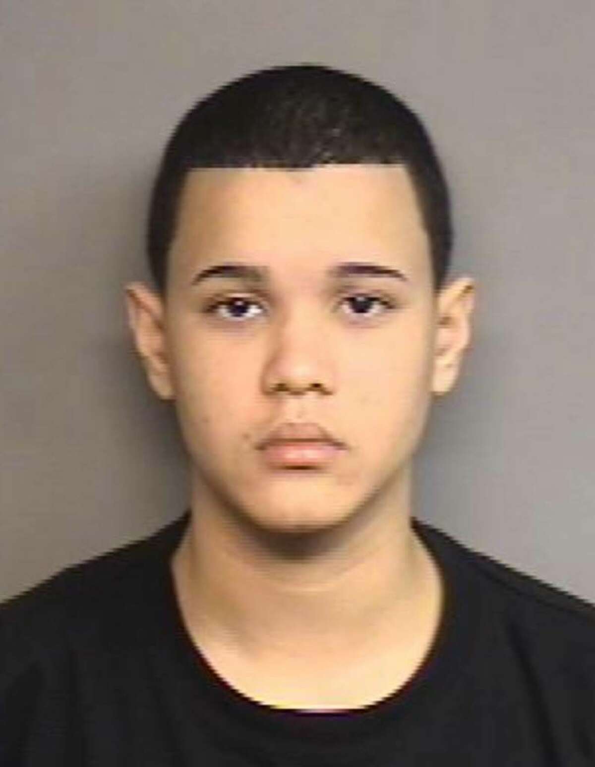 Stamford police photo of Eric Diaz. Eric Diaz, 18, of 106 Crystal St., and Nik Gjuraj, 19, of High View Ave., were arrested recently and each face a long list of felony burglary and larceny charges, said Sgt. Peter diSpagna, commander of the property crimes unit at the Stamford Police Department. The arrests were a result of a police investigation based on anonymous tips and accounts from neighborhood residents, diSpagna said. The hunting rifles were reported stolen during the morning of Nov. 18 when the homeowner's son heard noises in his garage and saw a burglar flee from his