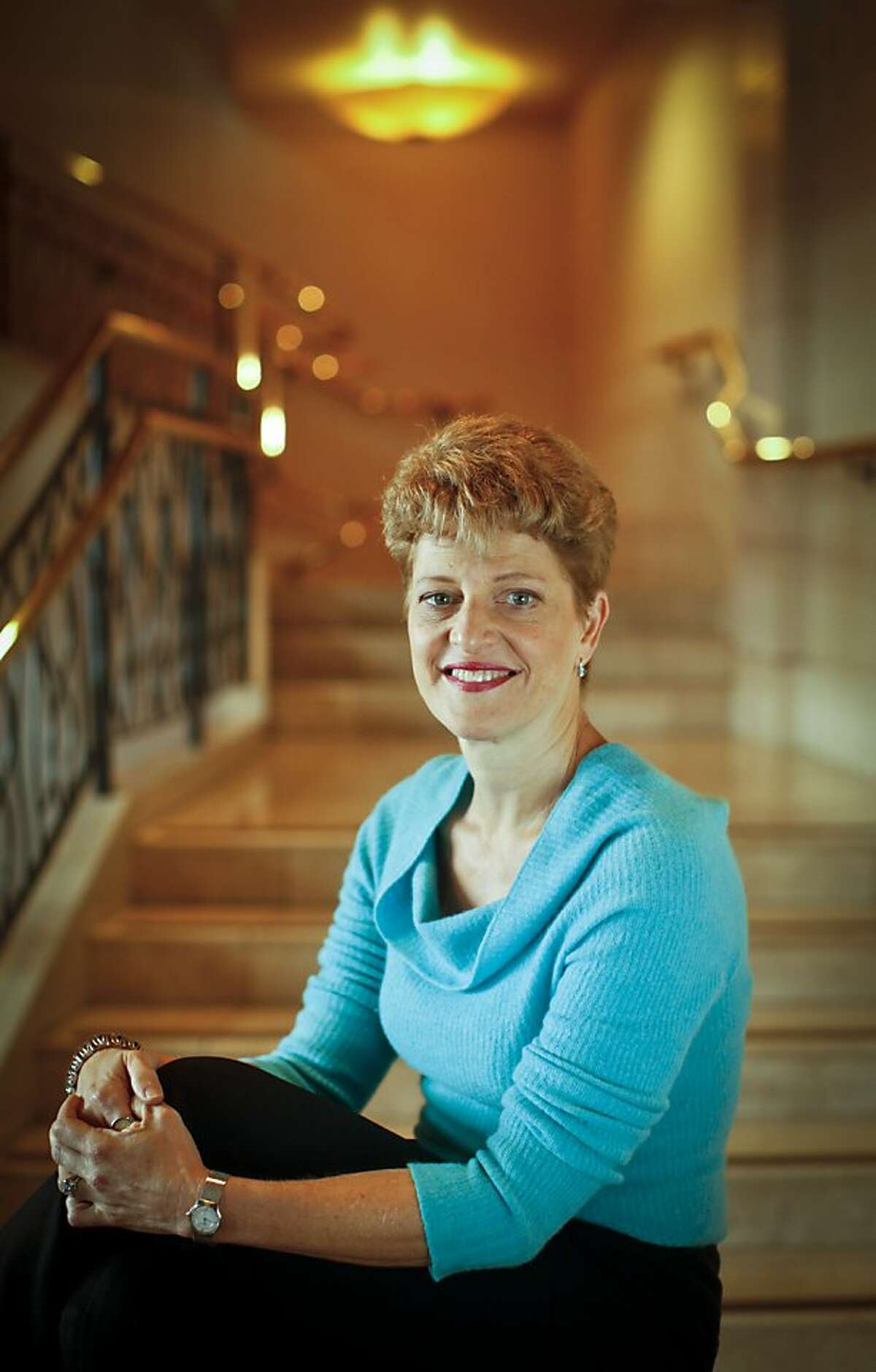 ACT artistic director Carey Perloff is seen on Wednesday, Oct. 10, 2012 at the Geary Theater in San Francisco, Calif.