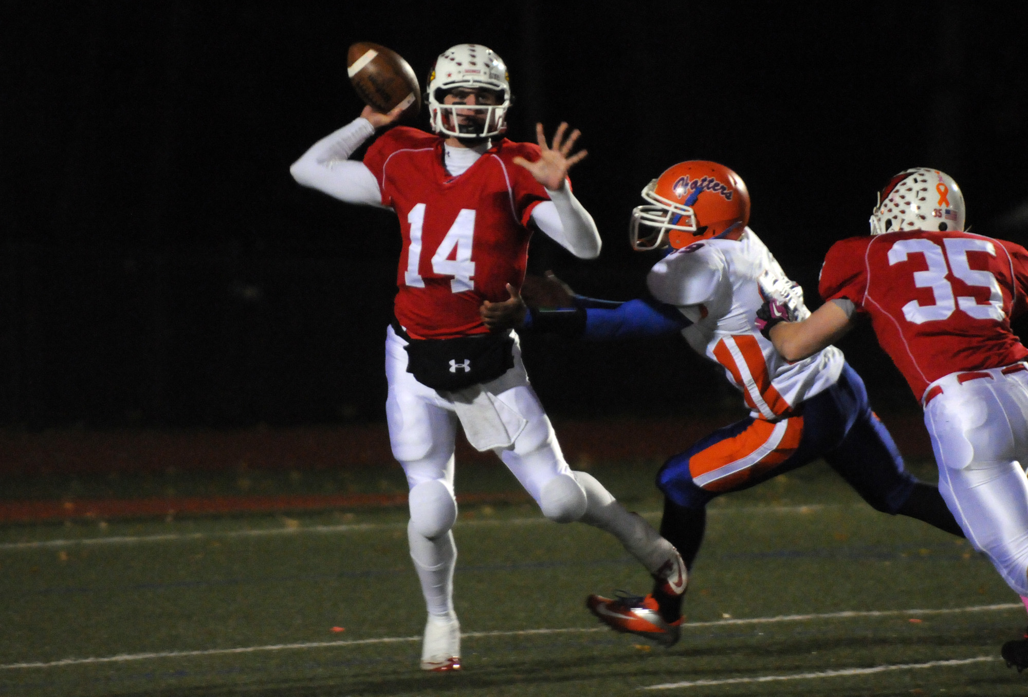 Greenwich defeated by FCIAC Thanksgiving football rival Staples