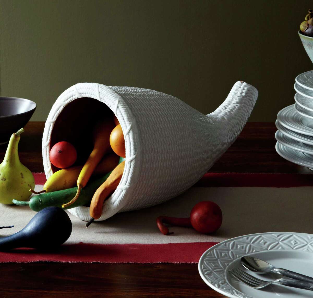 Update the traditional Thanksgiving cornucopia