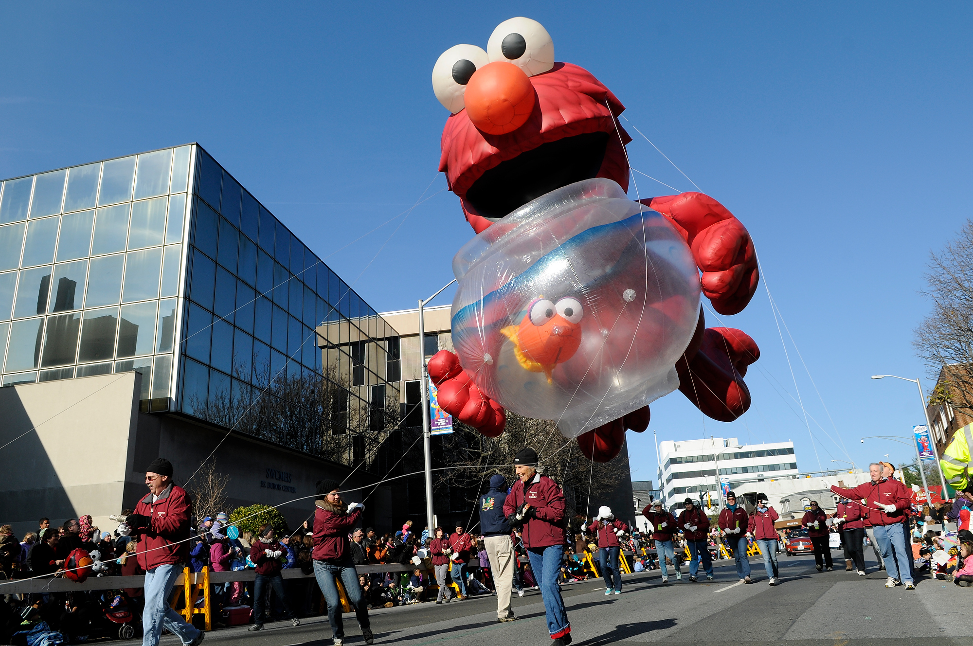 Stamford parade sponsors lift balloons, spirits