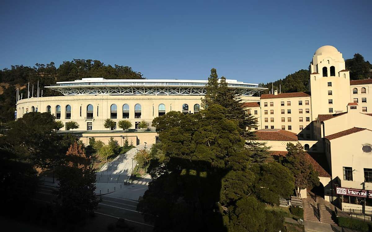 Memorial Stadium is pictured at the University of California, Berkeley, on Thursday, Oct. 18, 2012, in Berkeley, Calif. At right is the International House.