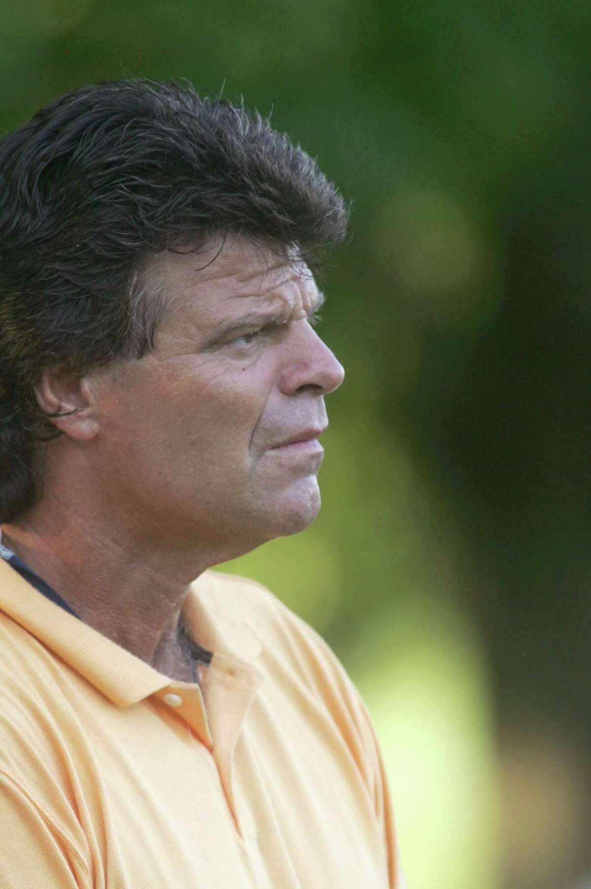 HEMPSTEAD, NY - JULY 30: Former New York Jet player Mark Gastineau during New York Jets Training Camp on July 30, 2006 at Hofstra University in Hempstead, New York. (Photo by Mike Stobe/Getty Images)