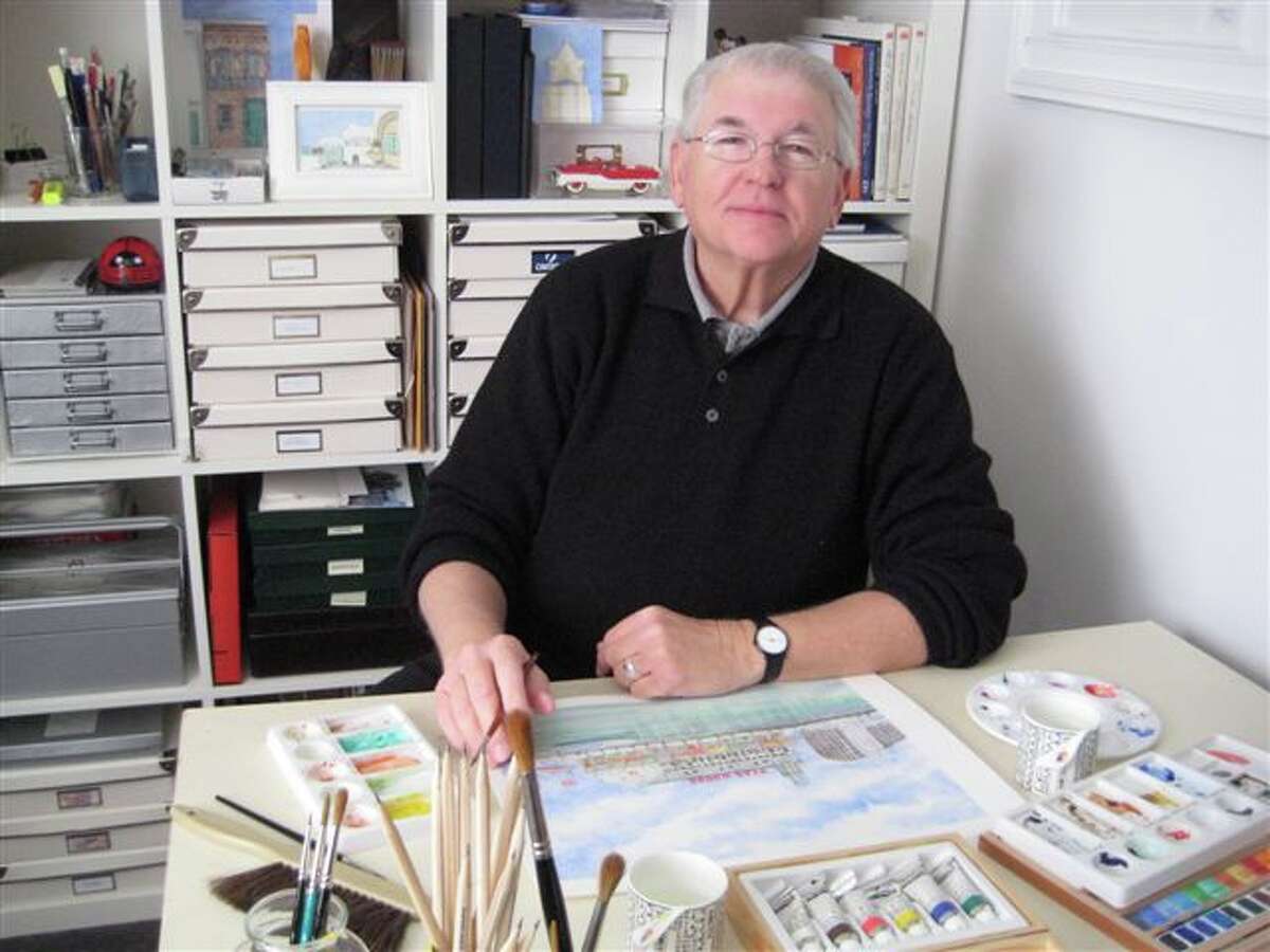 Architectural Career A Strong Influence On Bellaire Watercolorist