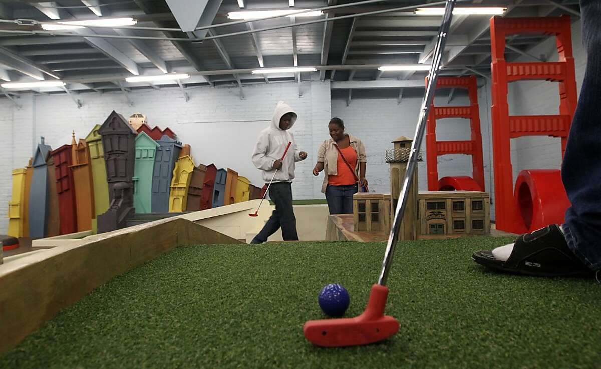 Mini golf through Bay Area landmarks