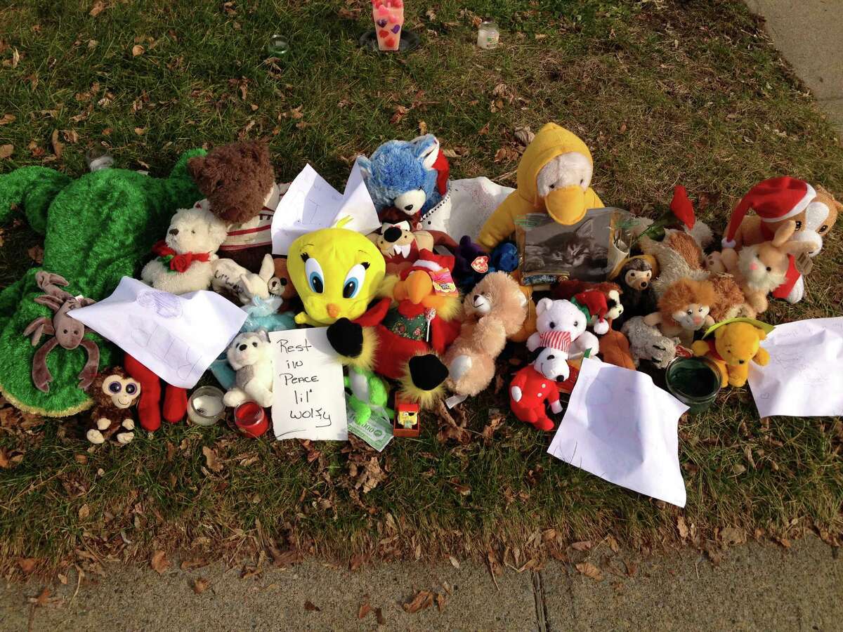 A make-shift memorial was created for 5-year-old Gary Carpenter III outside his on Mission St. home in Glens Falls. Jennifer Mattison, 23, was indicted on felony counts of reckless endangerment, hindering prosecution and misdemeanor endangering the welfare of a child in connection with the death of her son. In addition to murder charge, Mattison?s boyfriend, Brandon Warrington, 24, was charged with manslaughter and endangering the welfare of a child. (Fitzgerald, Bryan Fitzgerald / Times Union)