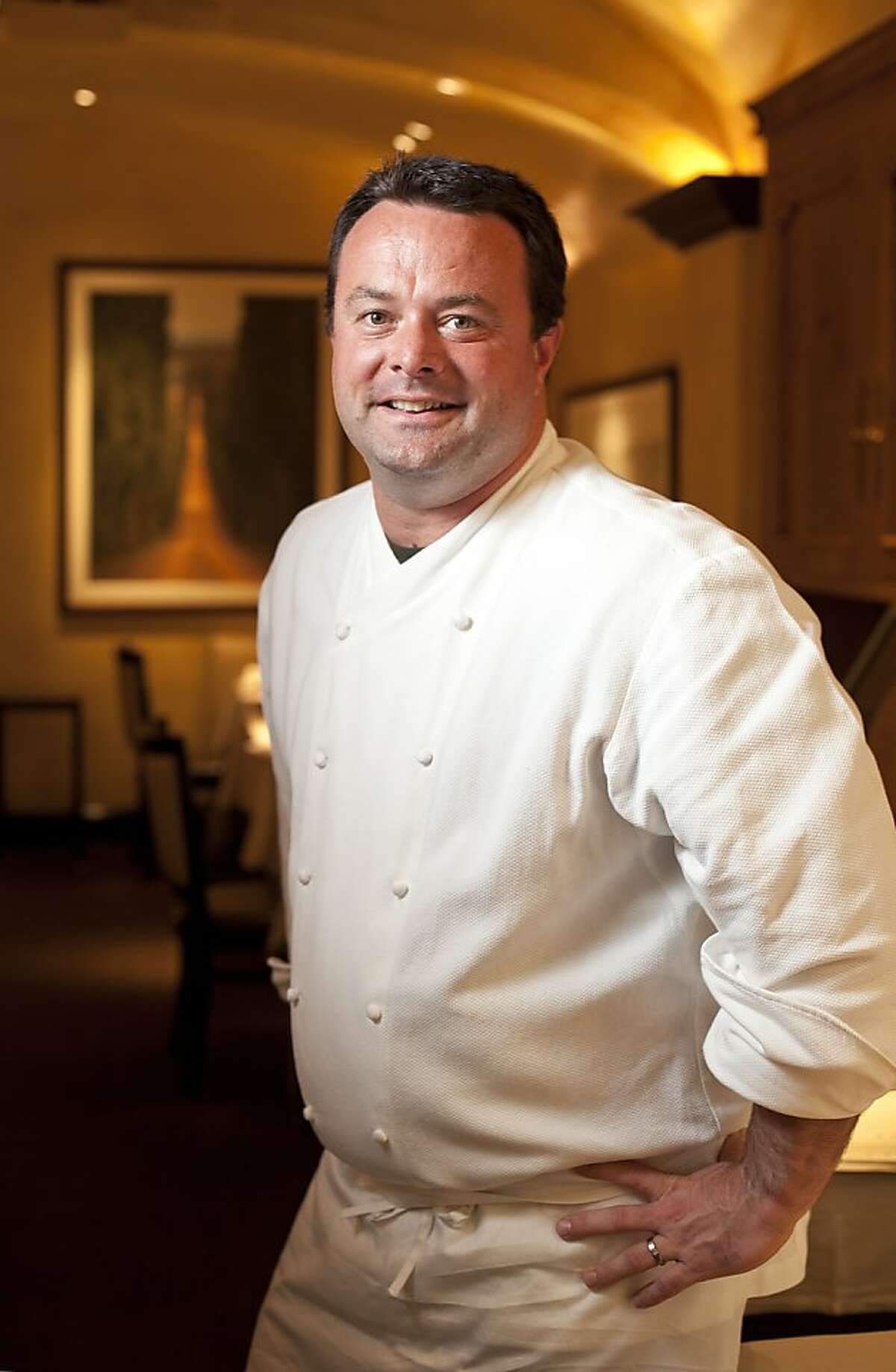 Douglas Keane, chef and owner of Cyrus restaurant in Healdsburg, California on Thursday, October 25, 2012.