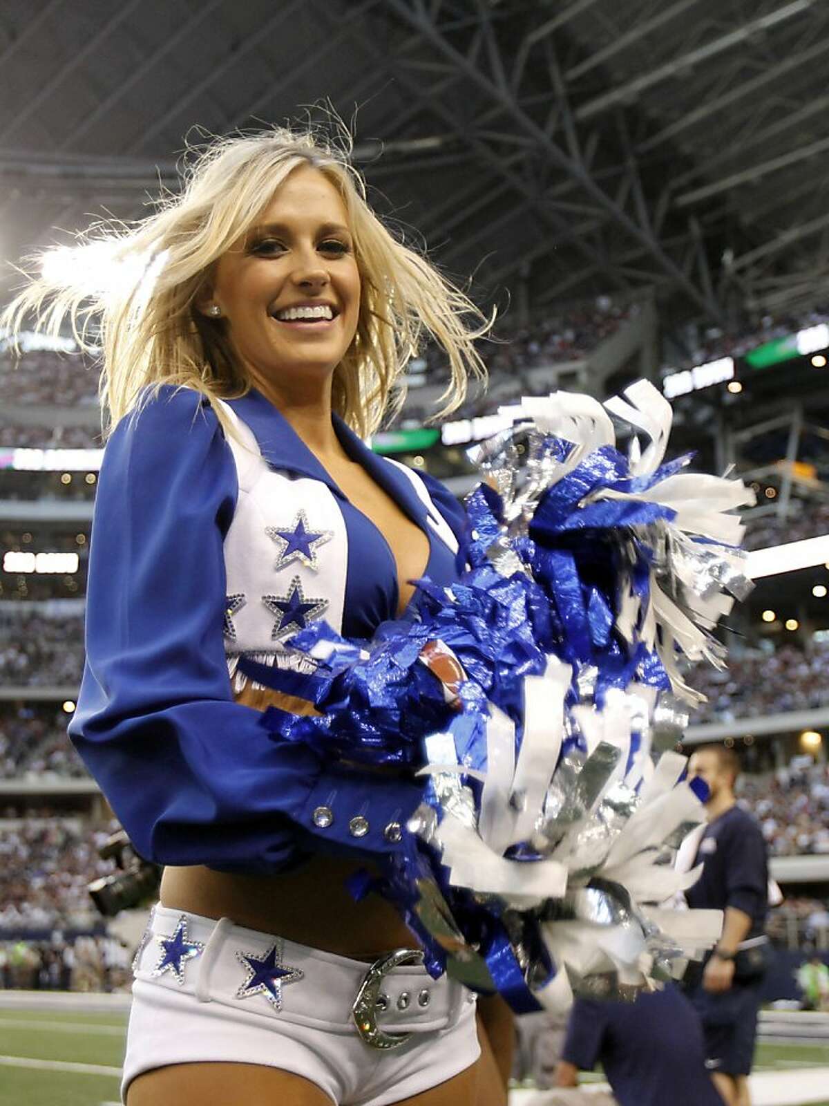 Dallas Cowboys Cheerleaders at football games