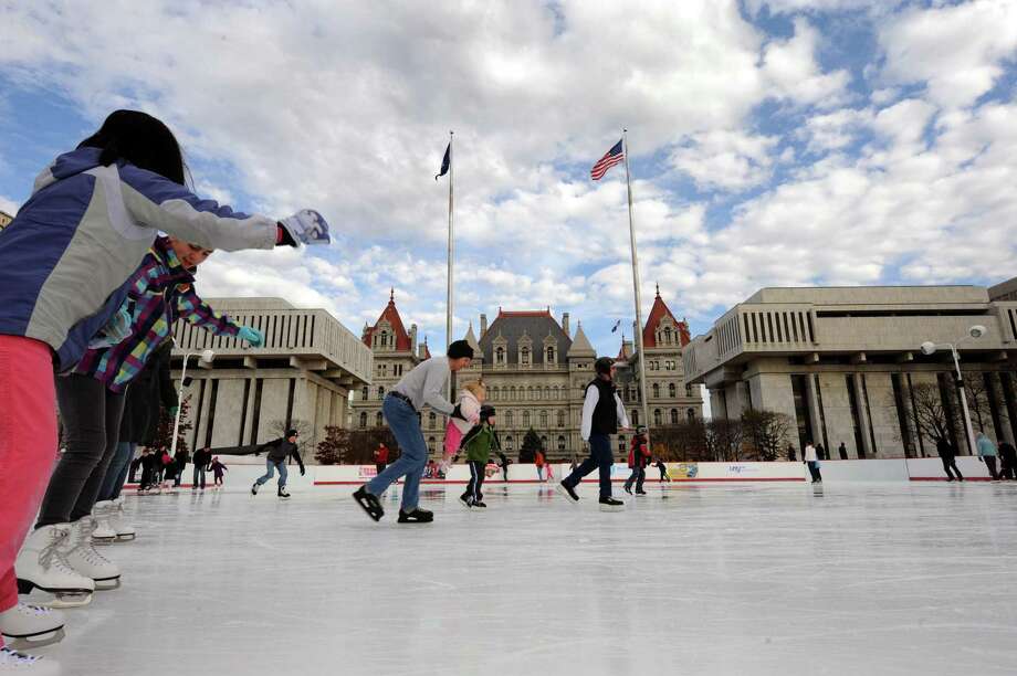 Photos Ice skating at the plaza Times Union