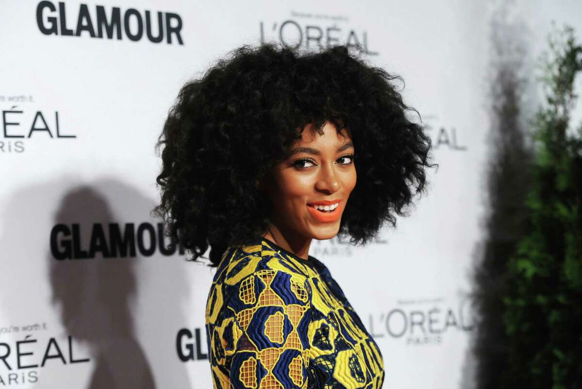 Singer Solange Knowles attends Glamour Magazine's 22nd annual "Women of the Year Awards" at Carnegie Hall on Monday Nov. 12, 2012 in New York. (Photo by Evan Agostini/Invision/AP)