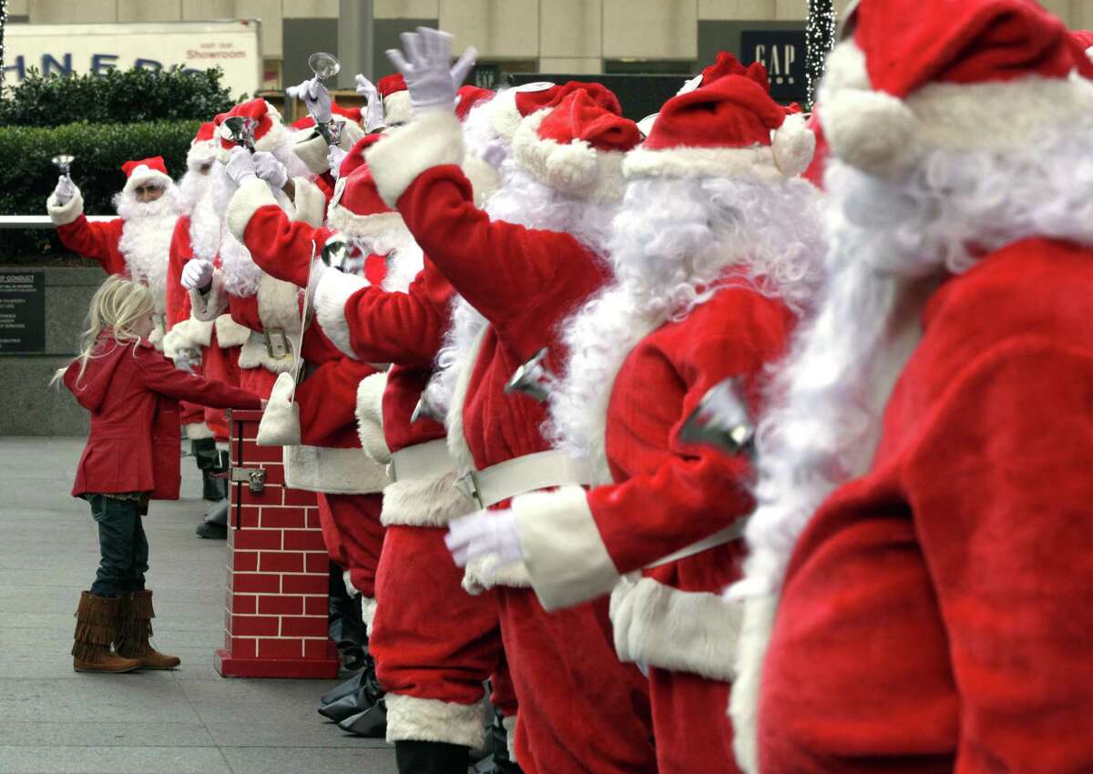 Sidewalk Santa Parade