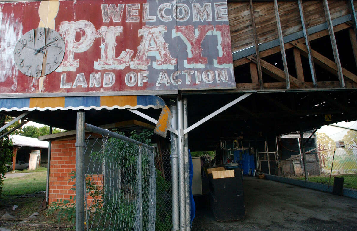 The entrance to Playland Park photographed in 2003.