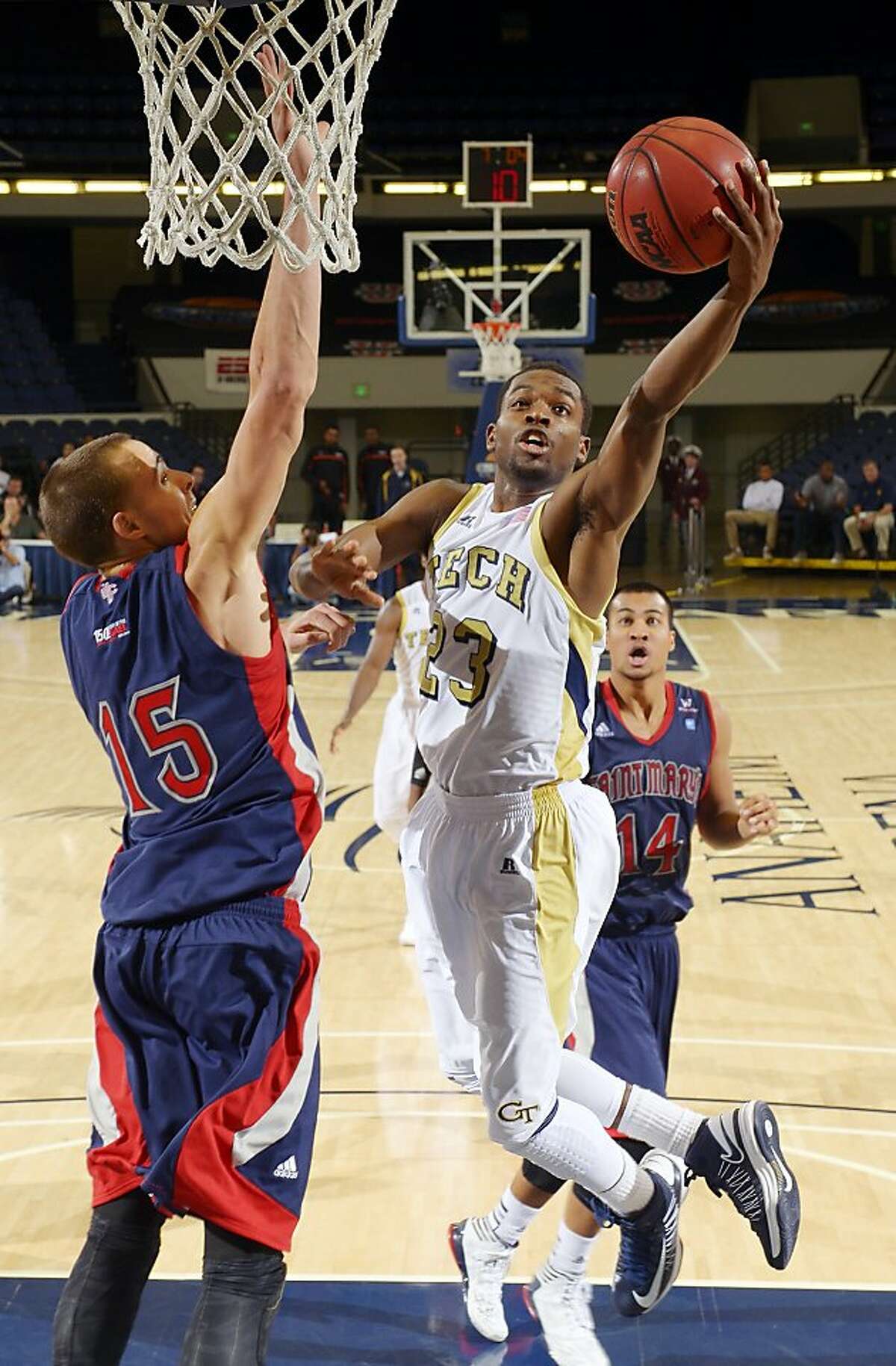 Georgia Tech beats St. Mary's 65-56