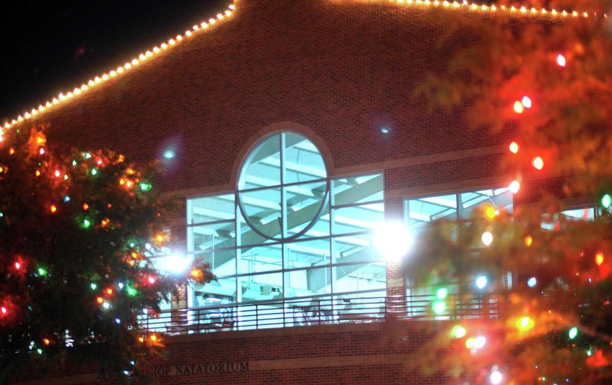 Christmas lights at University of Incarnate Word