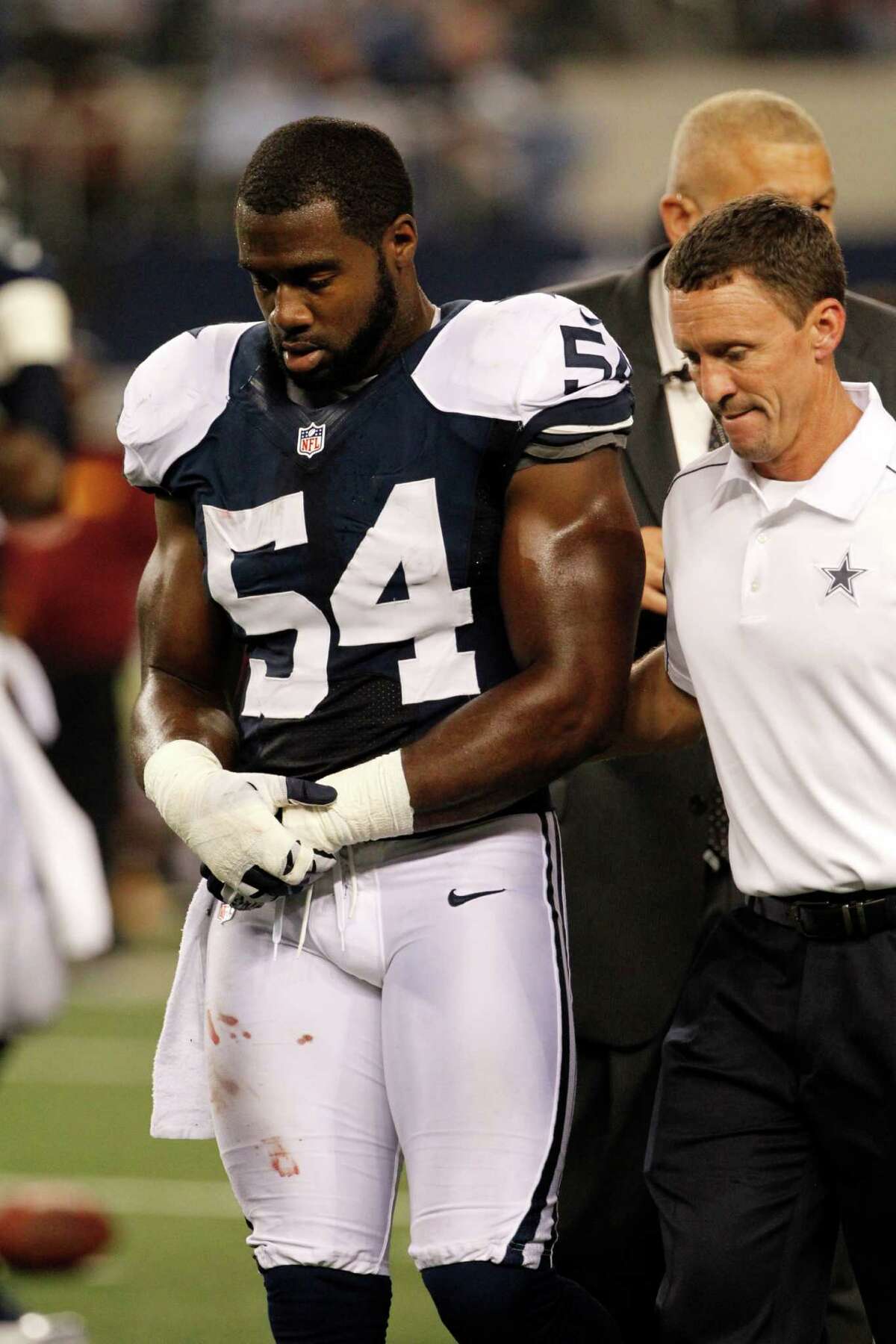 Dallas Cowboys inside linebacker Bruce Carter was placed on season-ending injured reserve after suffering a dislocated left elbow on Thanksgiving Day.