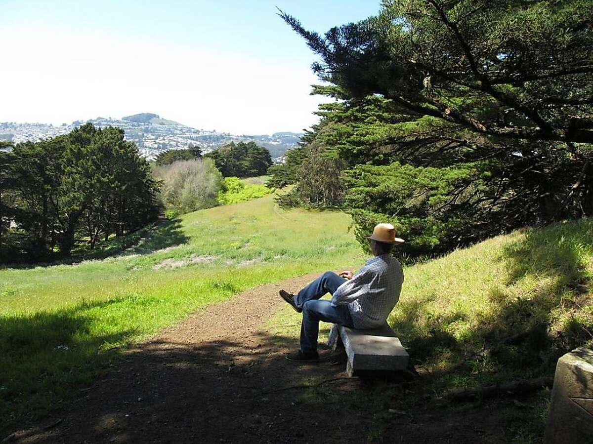 Peter Richards and Susan Schwartzenberg have “Philosopher's Way" at McLaren Park, a the nearly 3-mile loop around the park's perimeter