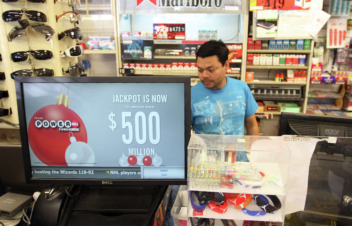 File photo of a corner store employee. A Comal County resident recently won $3 million in the Mega Millions drawing in December.