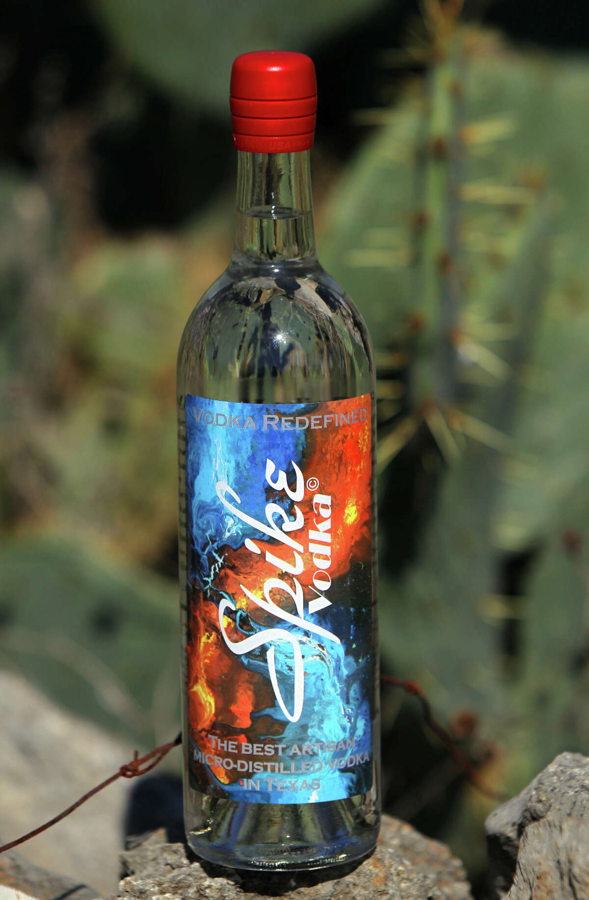 Spike Vodka is made here in San Antonio by company founder Nick Spink and master distiller Rachel Price. Price and Spink use prickly pear cactus to make Spike Vodka.