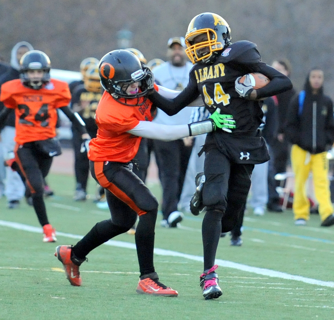 Albany Pop Warner Football Wins the Super Bowl Sweep