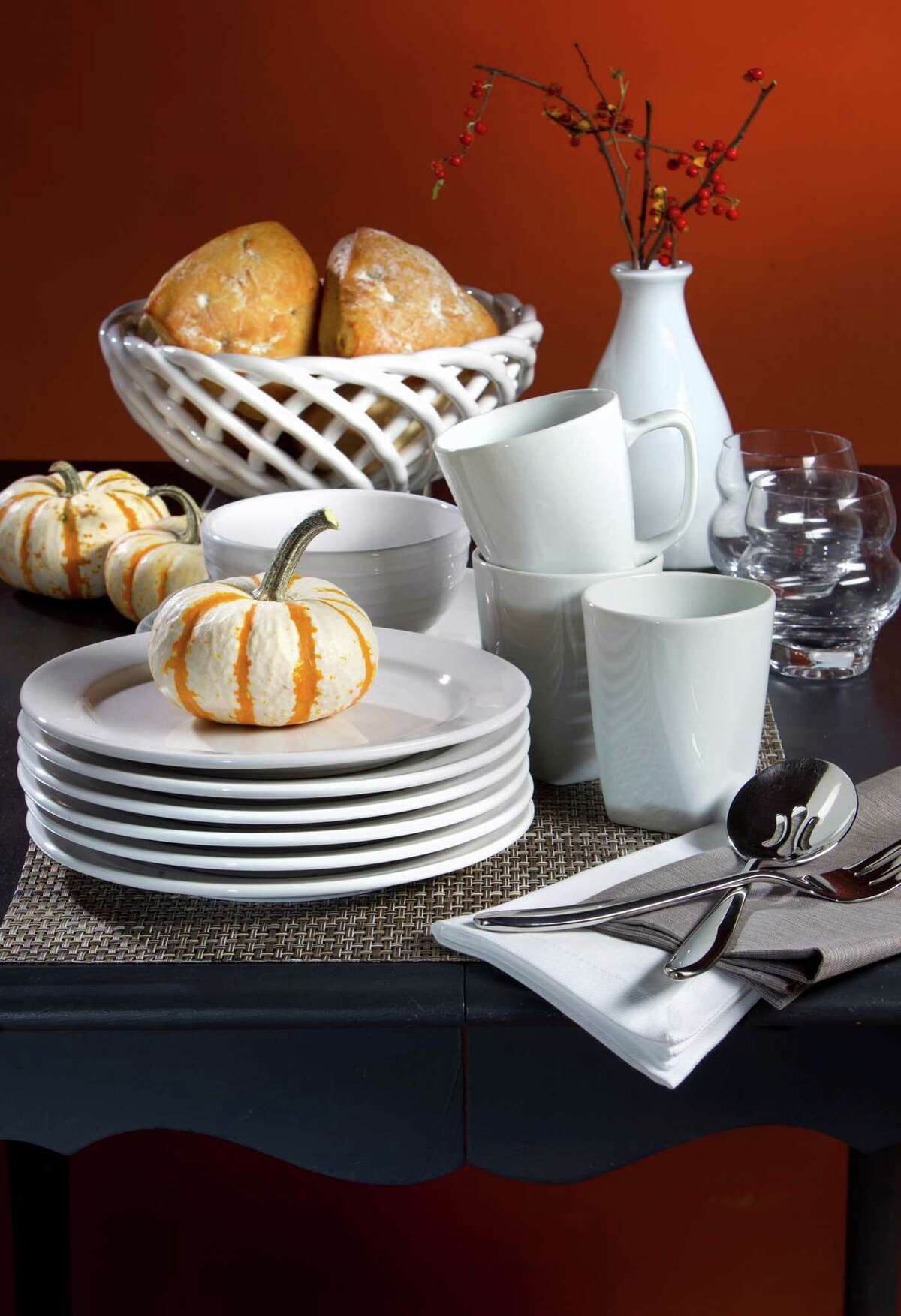White dinnerware is versatile and food-friendly. (Tammy Ljungblad/Kansas City Star/MCT)