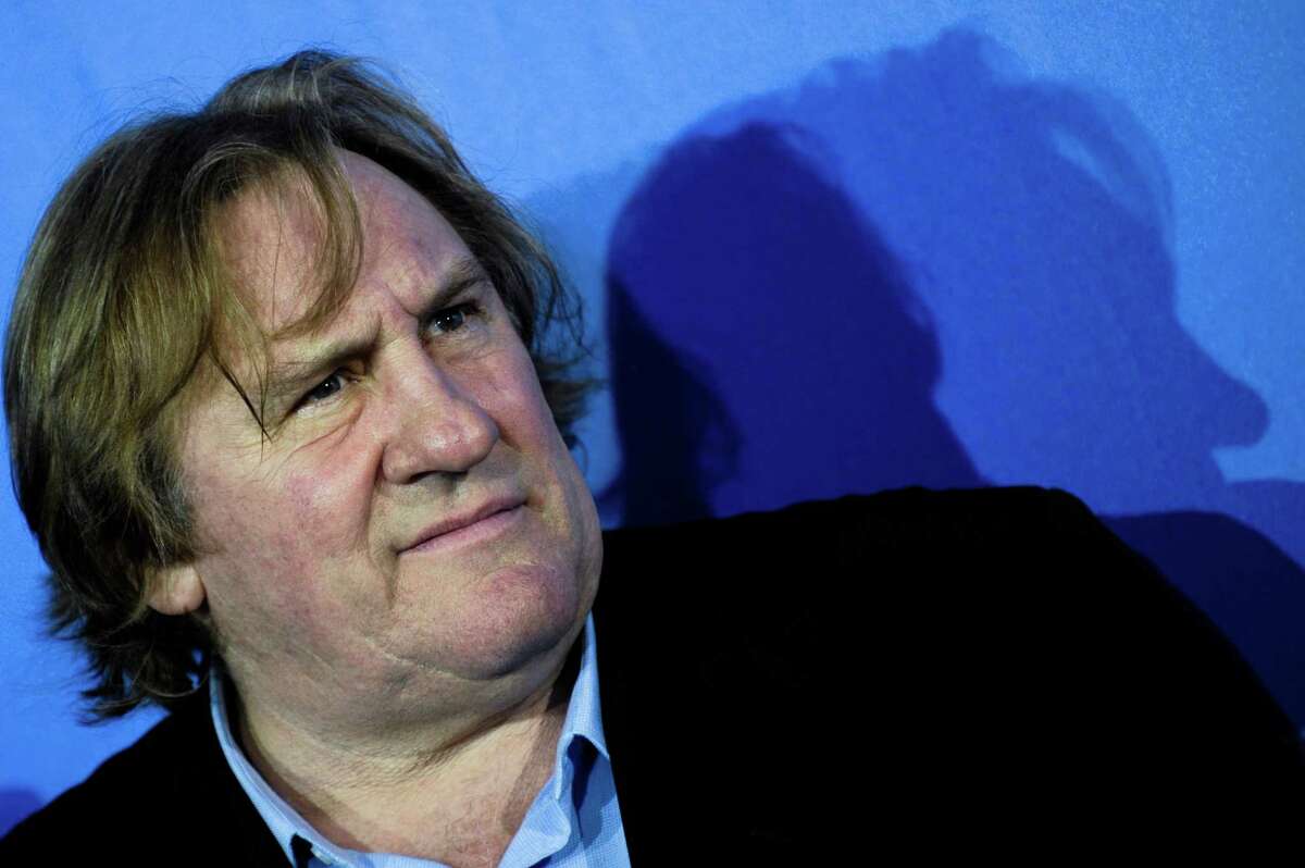 FILE - French actor Gerard Depardieu poses at a photo-call of the film 'Mammuth' in Berlin, Germany, in this file photo dated Friday, Feb. 19, 2010. The 63-year old French actor Gerard Depardieu was detained Thursday Nov. 29, 2012, for allegedly driving drunk and falling off his scooter in Paris, according to news reports quoting police sources. (AP Photo/Kai-Uwe Knoth, File)