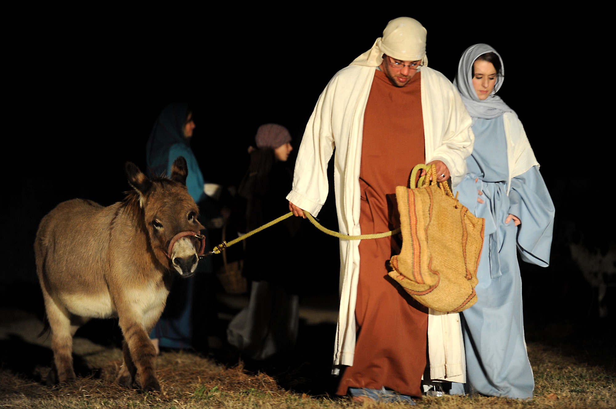 Where can I see a live nativity in SE Texas