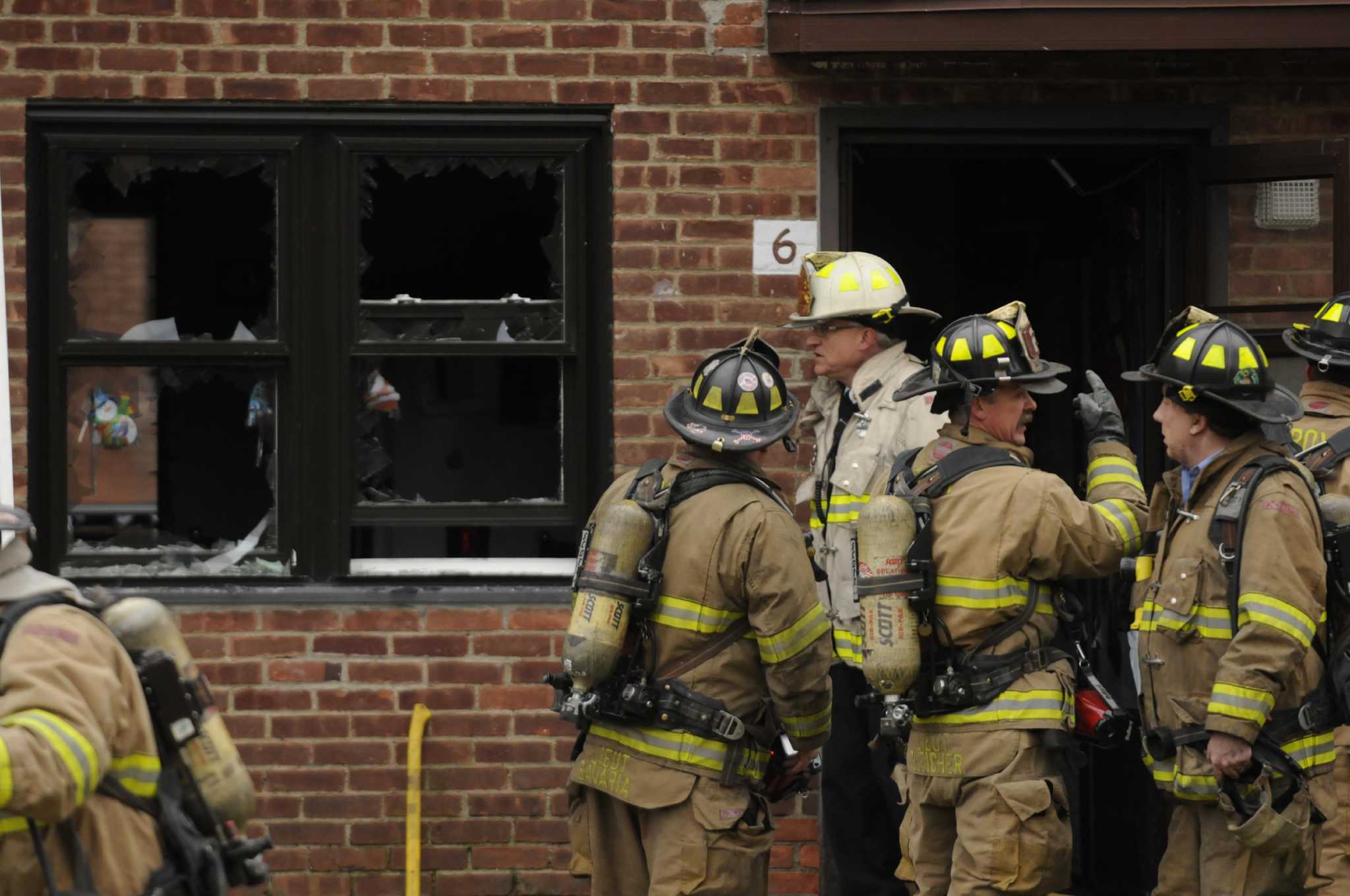 Artificial tree catches fire