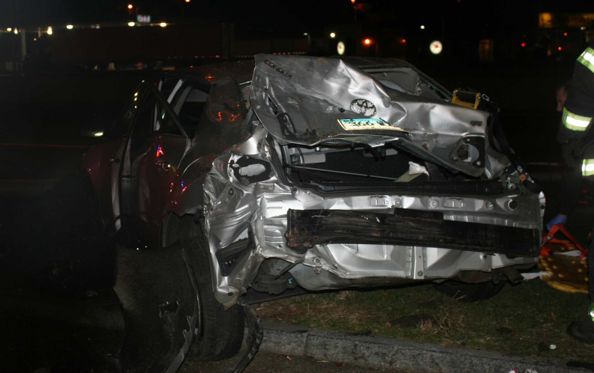 Parked truck driver, asleep in cab, killed in crash