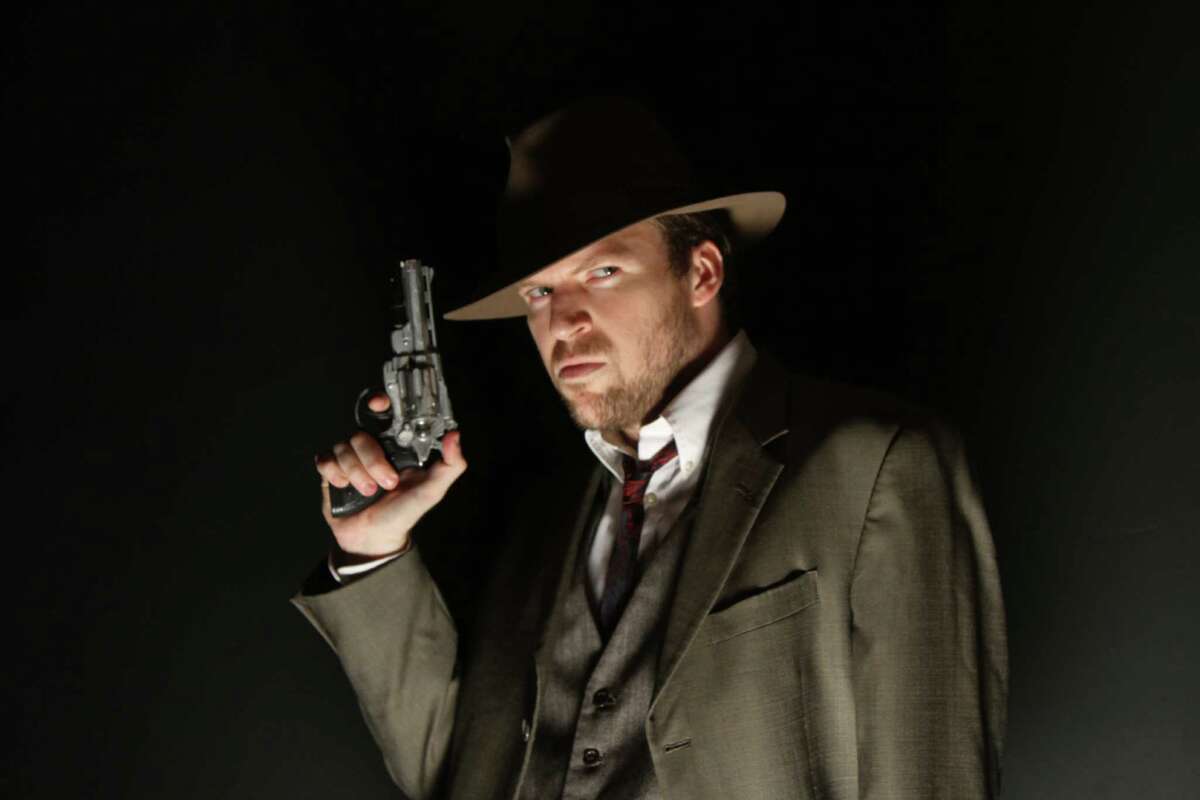 Michael Burger plays a private eye in the Overtime Theater's "Hell and Back." Courtesy Overtime Theater