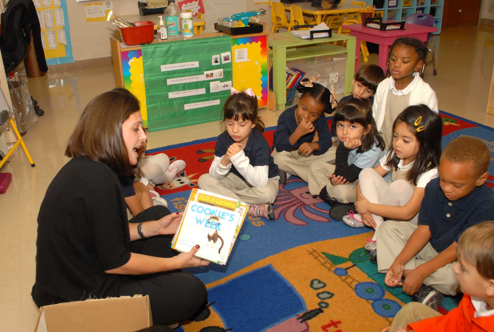 Teacher's plea nets pile of books for St. George's Place class