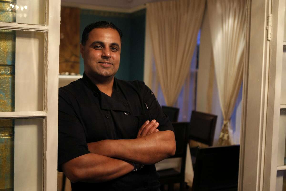 Chef and owner Sachin Chopra poses for a portrait at All Spice in San Mateo, Calif., on Friday, March 4, 2011. He will open Game, a new restaurant slated to open in the former Masa's space in San Francisco before the end of the summer.