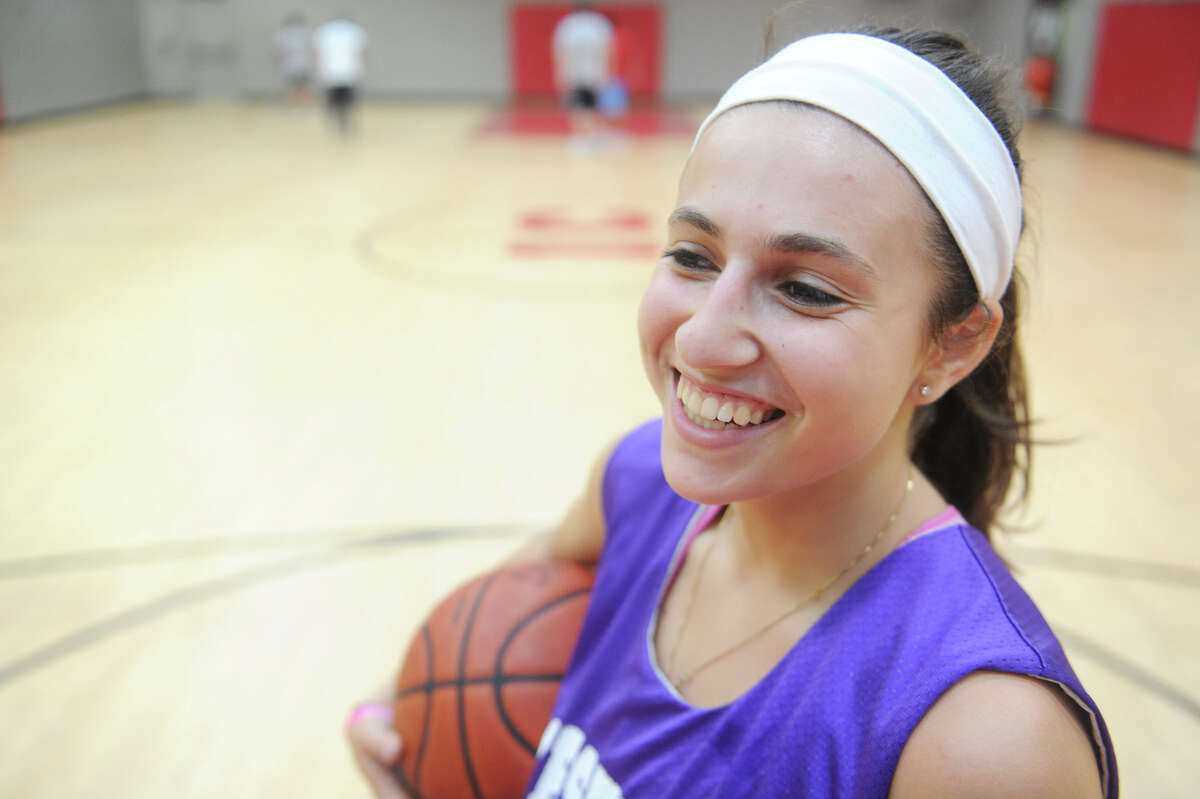 Westhill 3-sport star Megan D'Alessandro at the Italian Community Center in Stamford, Conn., August 8, 2012.