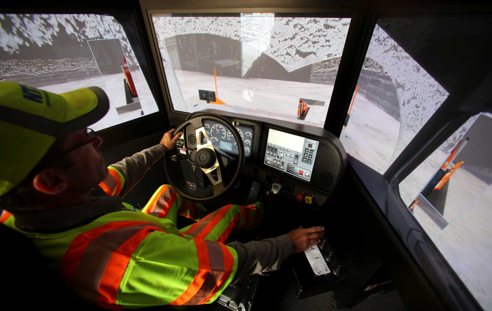 For this snow job, simulator provides the practice