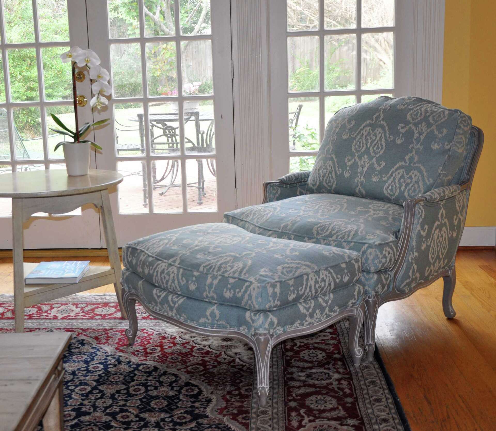 Anatomy of a Swedish room, starring Ethan Allen's Versailles chair