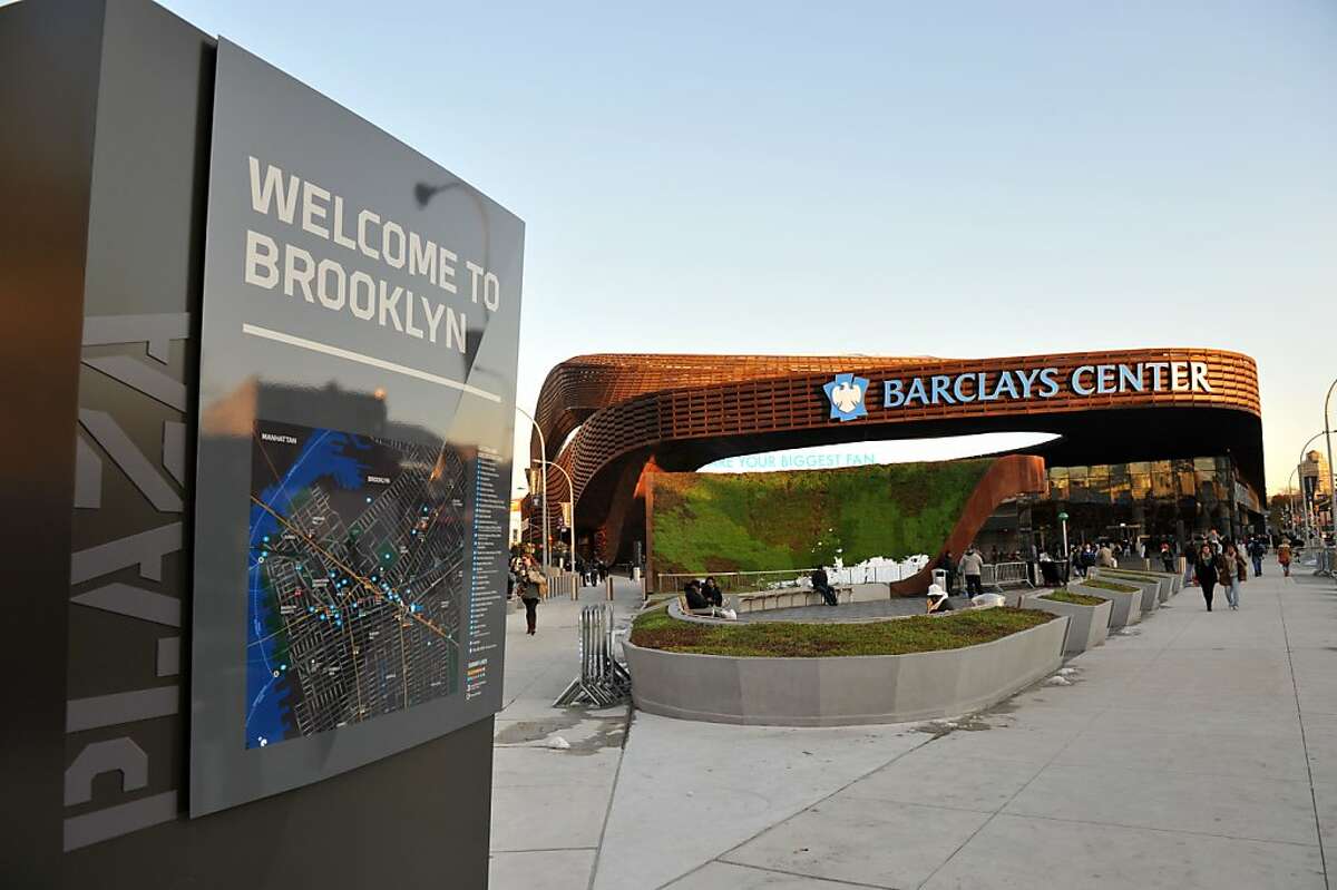 NEW YORK, NY - NOVEMBER 09: A general view of the Barclays Center before the start of the Barclays Center Classic on November 9, 2012 in the Brooklyn borough of New York City. (Photo by Jason Szenes/Getty Images)