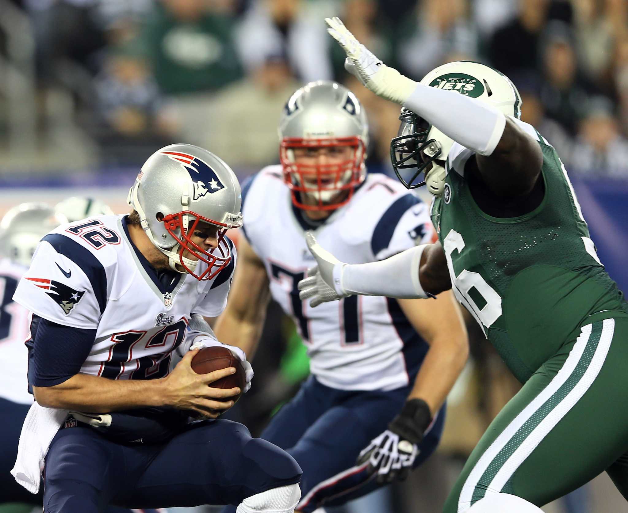 Jets End Zones In Rough Shape Vs. Patriots At MetLife Stadium