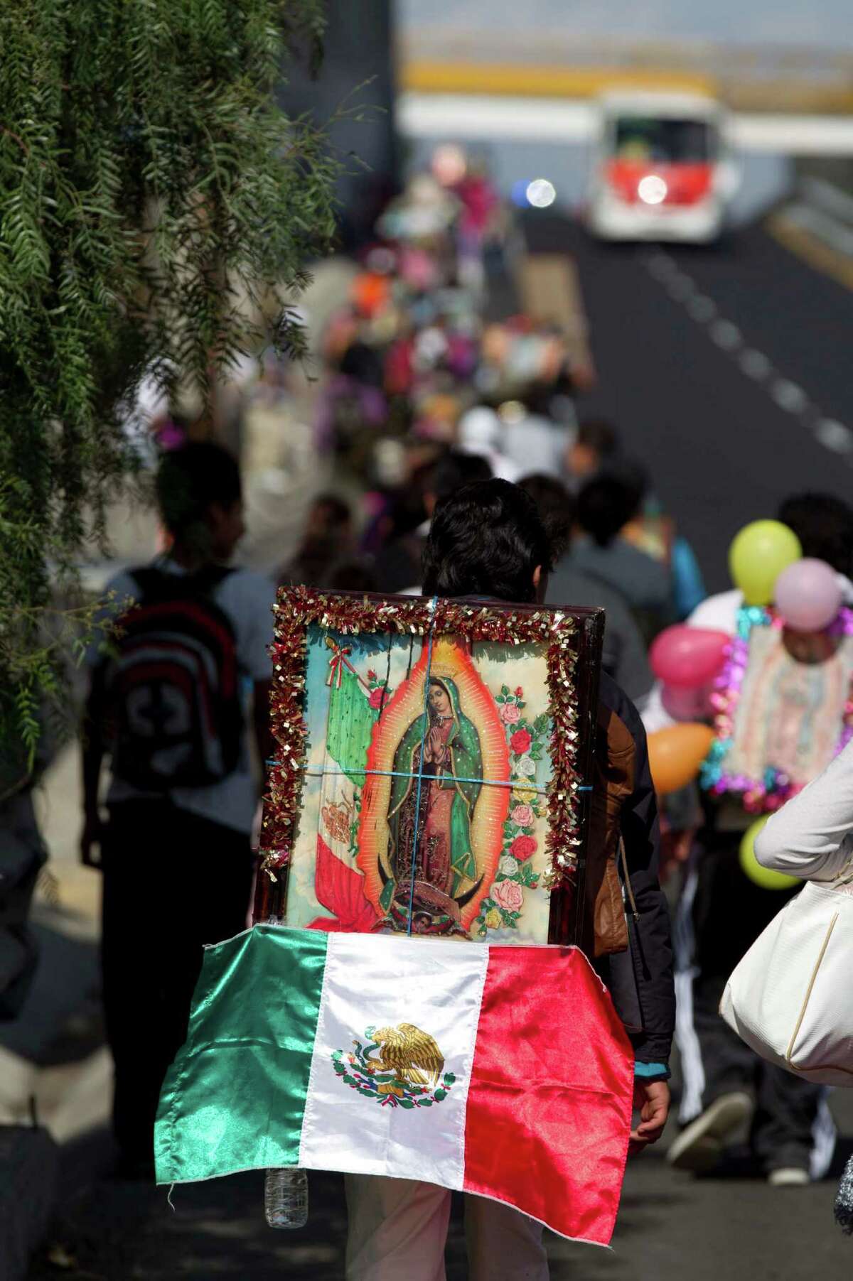 Pilgrims Mark Feast Day Of Virgin Of Guadalupe