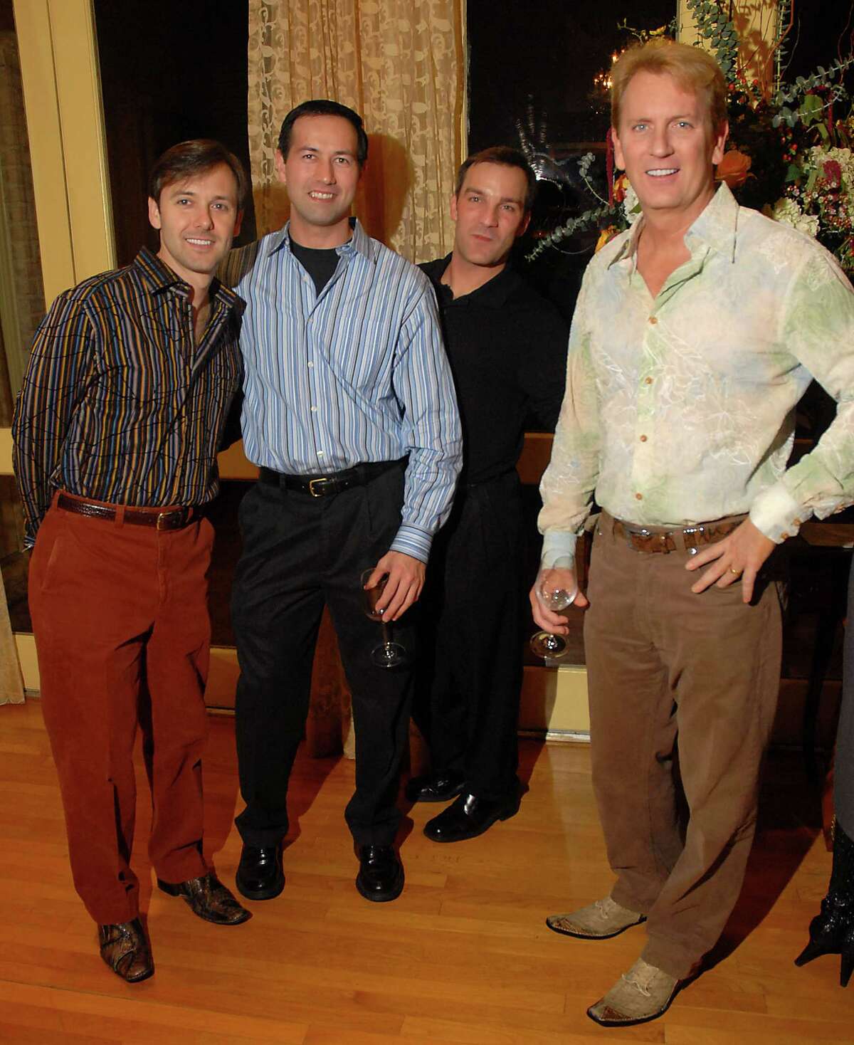 Kevin Gilliard, left, and Frank Billingsley, right, were married Dec. 12, 2012, in New York City. Here they are pictured with Richard Layman and Kenneth Lester at an event in 2007.