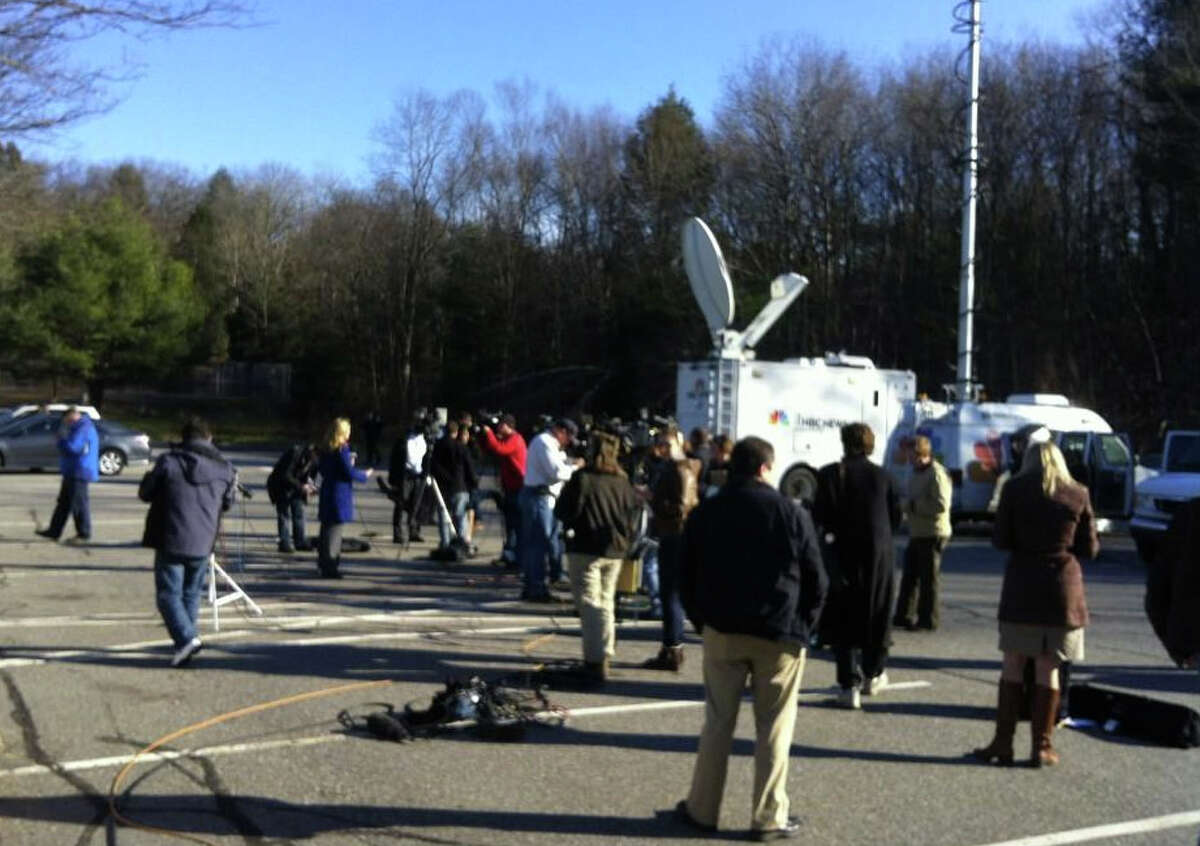 Autorities had scheduled a press conference for 1 p.m. regarding the Sandy Hook Elementary School in Newtown, Conn. but the time has been pushed back multiple times.
